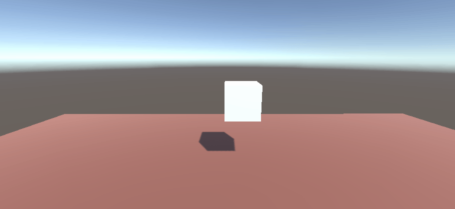 Making the cube transparent using lerp