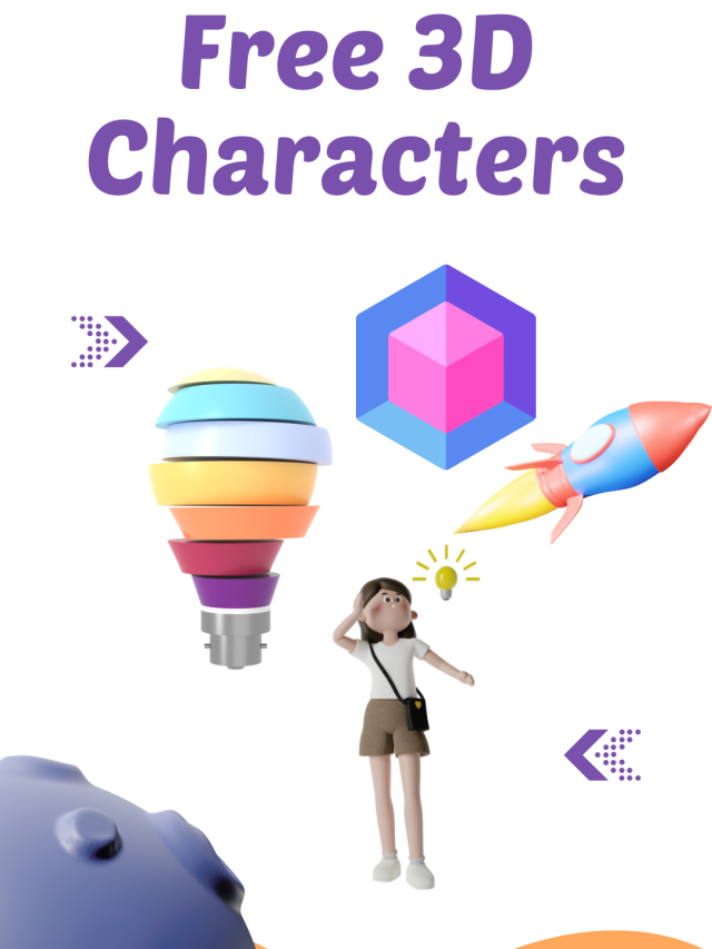 Top Websites to get Free 3D characters